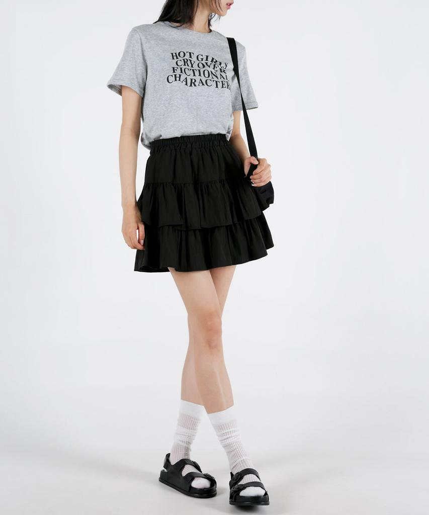 UMM 3-Tiered Inner Pants Elastic Skirt 2 Colors