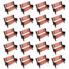HAMILO Park Bench Diorama Amusement Park Theme Park Mini Bench Diorama Bench of 1/150 (Set 20)