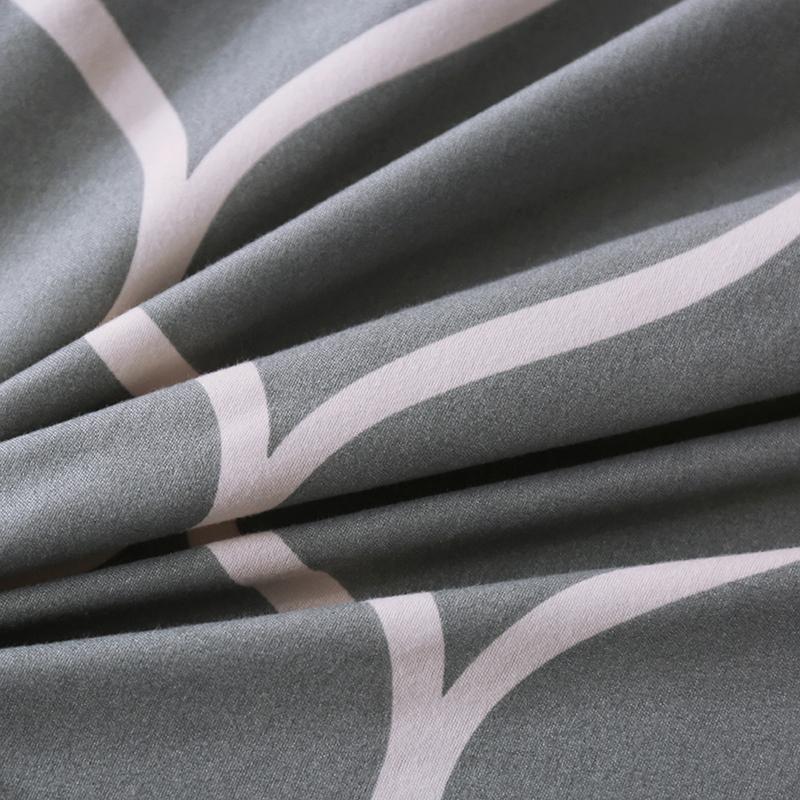 Geometric Duvet Cover Set Reversible Comforter Cover Modern Soft Elegant Gray And White Abstract Geometric Bedding Set Twin King