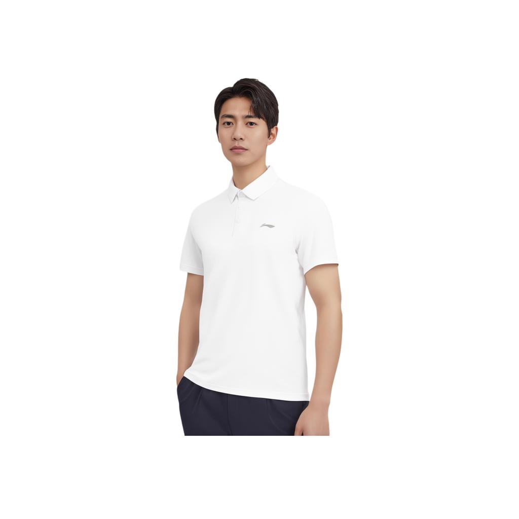 Li Ning Fitness Series Moisture Wicking Quick Dry Logo Polo Shirt Men Tops APLV179-6