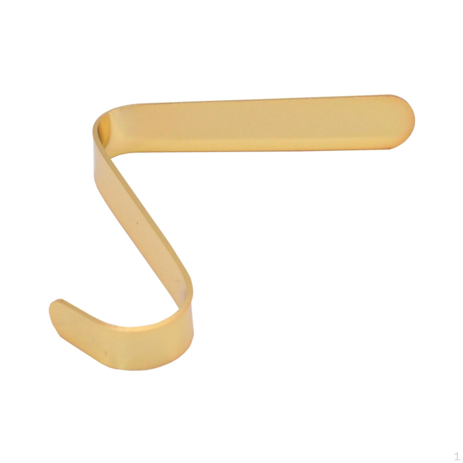 Christmas Decoration Hooks, Hangers, Stocking Metal Hanging золотой