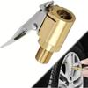 Car Tire Air Chuck Automotive Brass 8mm Inflator Pump Valve Connector Clip Adapter For Inflator Quick Change Head Clip Connector Tire Chucks 1