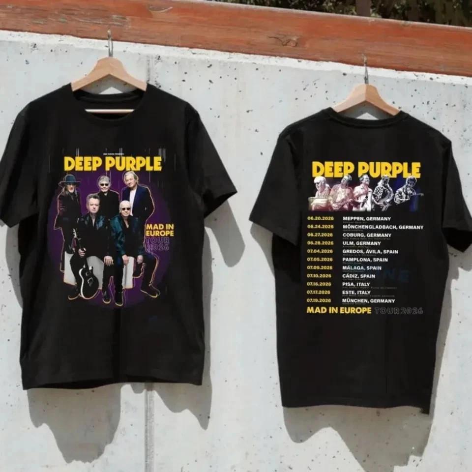 Deep Purple Mad in Europe Tour 2026 T-Shirt S