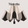 Ten-Bone Automatic XL Sunshade Umbrella: Dual-Use, Rain or Shine, Folding Sun Umbrella with Black Glue Coating.