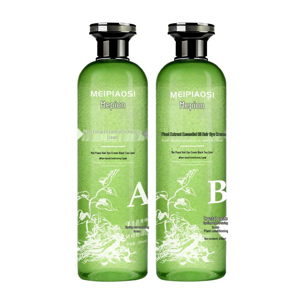 Plant Extract Essential Oil Hair Dye Cream – Crystal Paste Transparent Essence
