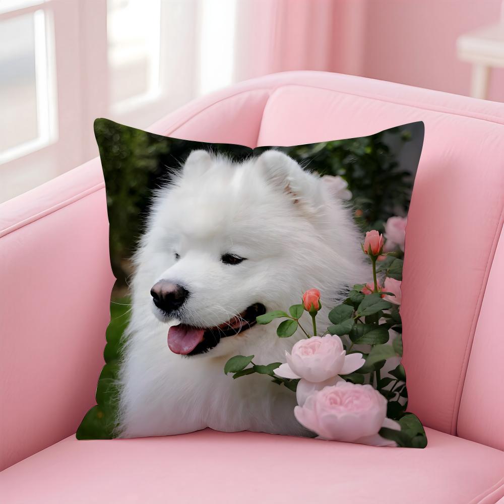 NICE CUTE Labrador Retriever dog Cushion Cover Pillow Case Soft Friendly Fabric  Concealed Zipper