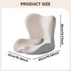Memory Foam Seat Back Cushion for Tailbone Comfort Breathable Non Pad