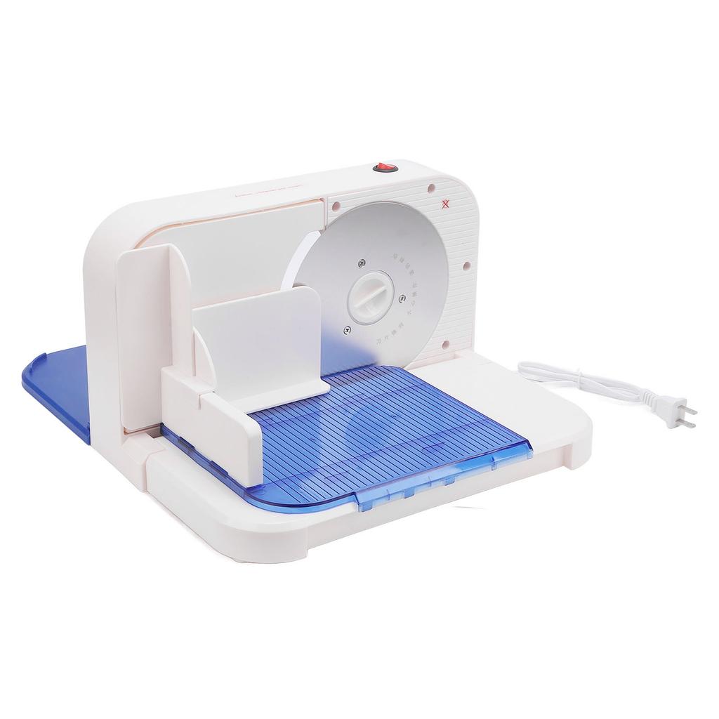 Electric Food Slicing Machine 3CR13 Blade 1 to 15mm Adjustable Thickness Foldable Meat Slicing Tool