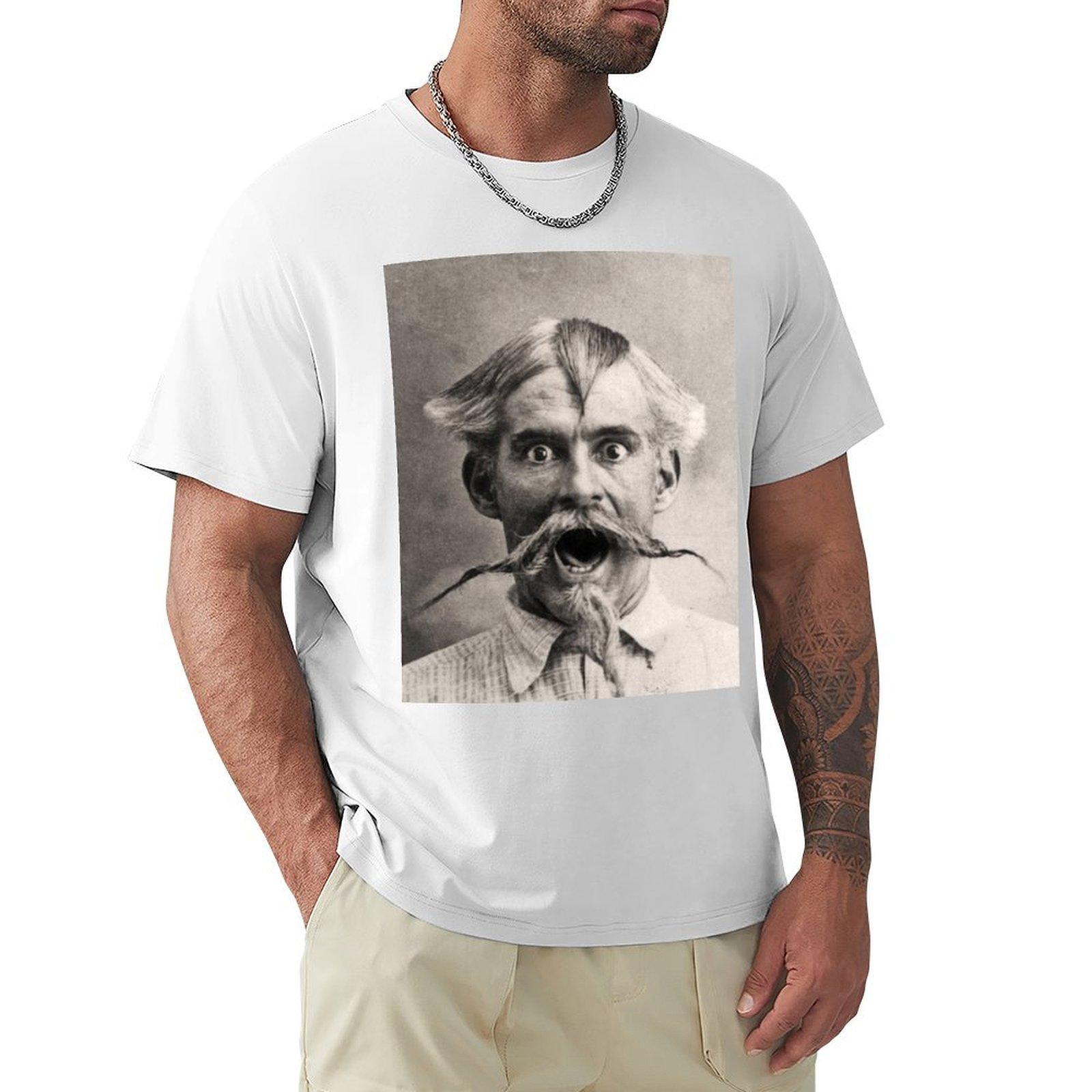 George Ohr Classic Pose TShirt sports fans cute tops mens t shirt graphic S