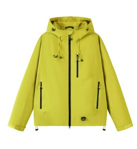 Couple's Three-in-One Hooded Windbreaker: Waterproof, Breathable, Loose-fit Ski & Hiking Jacket for Men and Women