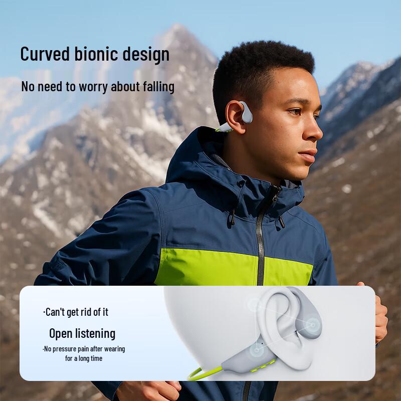 Lanzhdun BE20 IPX8 Waterproof Bone Conduction Sports Headphones