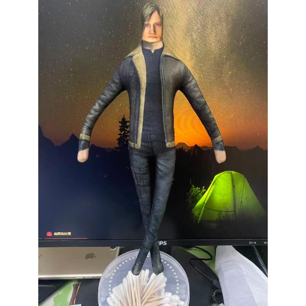 

10cm Resident Leon·Scott·Kennedy Soft Plushies Decompression Bending Doll Gifts Cute Ashley Stuffed Toy Pendant Doll Collect