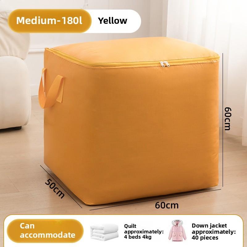 

Capacity Large Foldable Storage Bag Blankets Clothes Waterproof Resistant Wear 180L жёлтый