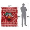 Sesame Street Silky Christmas Sweater Elmo Supersoft Blanket