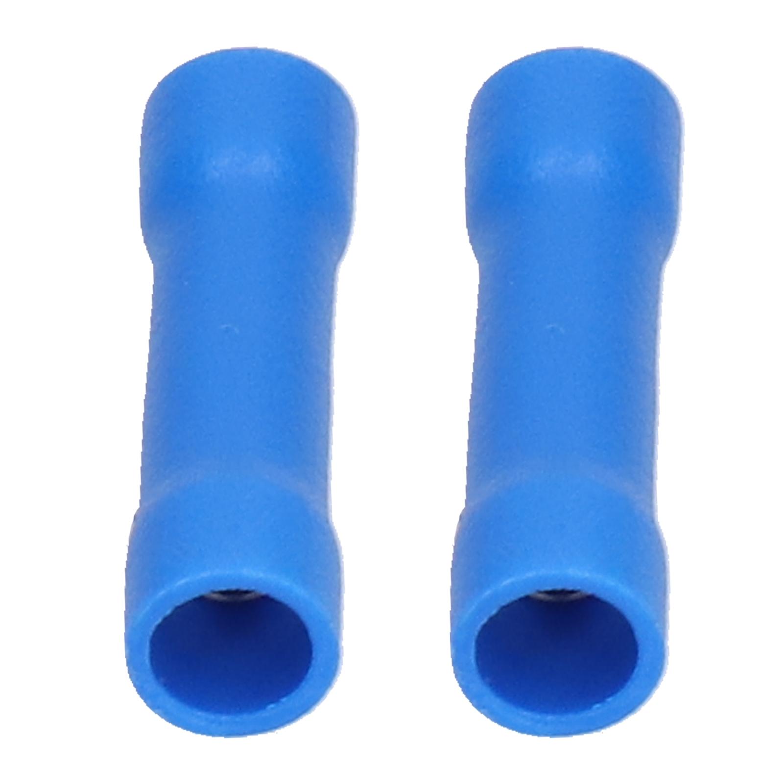 

1000 Pcs Blue Butt Connectors Fully Insulated Crimp Terminal Connectors for Automotive Electronic