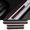 4pc Universal Car Door Scuff Sill Protector Cover Panel Step Stickers Accessory