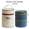 304 Stainless Steel Multi-layer Insulated Bento Box for Home or Office - Portable Single-Person Lunch Container