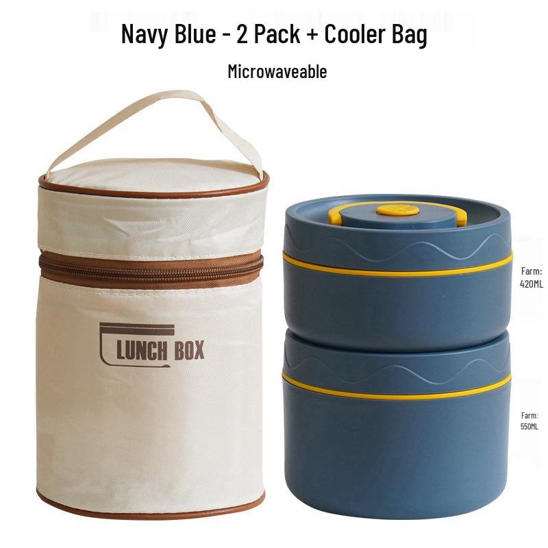 304 Stainless Steel Multi-layer Insulated Bento Box for Home or Office - Portable Single-Person Lunch Container