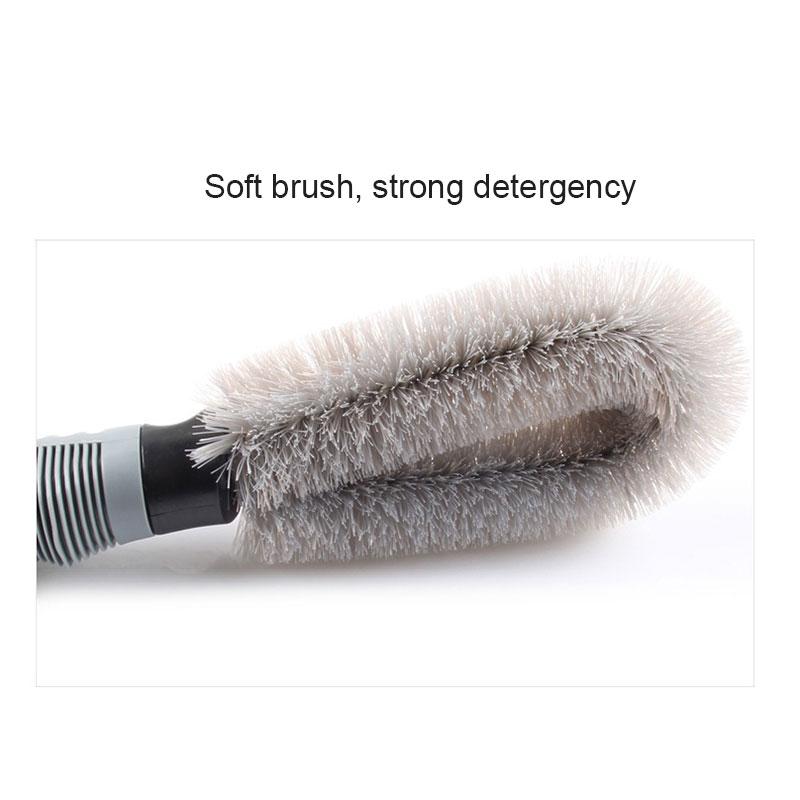 Car Tyre Cleaning Brush Durable Nylon Bristles for Rims and Tires Efficient Cleaning Tool for Vehicles