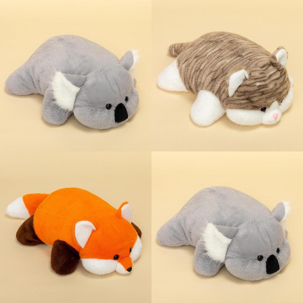 Cartoon Koala Fox Crocodile Plush Hug Pillow For Kids And Teens