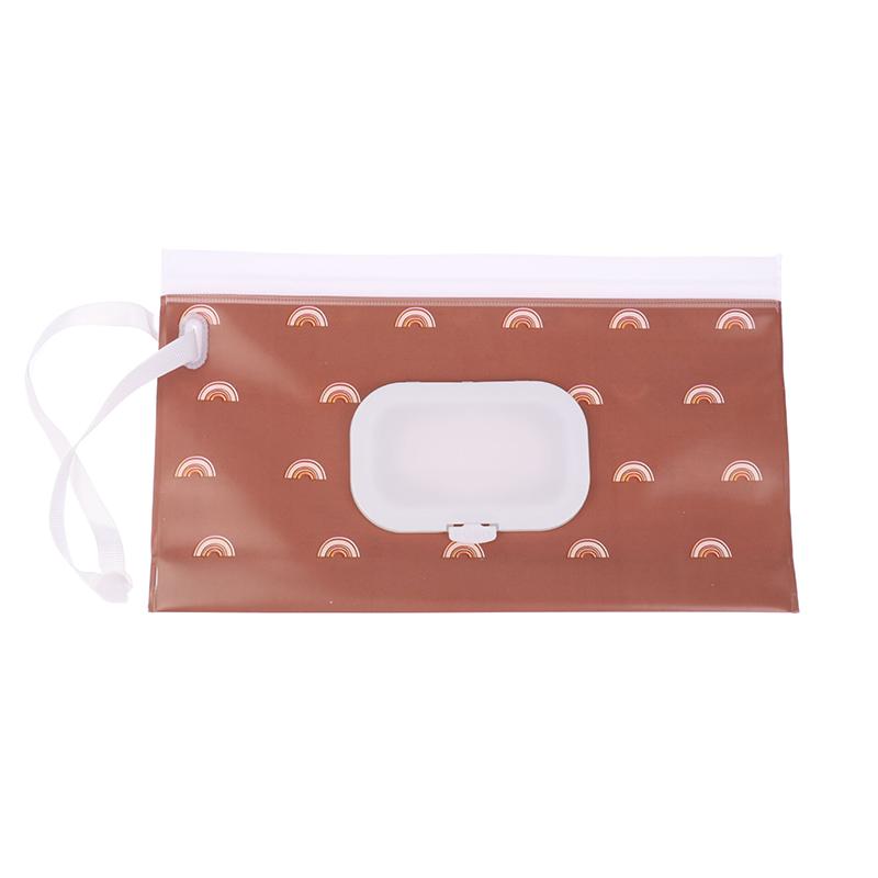 1 st Eva Bärbar Snäpprem Papperslåda Våtservettpåse Vändlock Kosmetikapåse Utomhus Användbar Barnvagnstillbehör