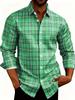 Must-have Plaid Long Sleeve Shirt, Stylish Versatile Casual Wear