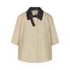 2025 Autumn Mid-Sleeve Loose Lapel Jacket