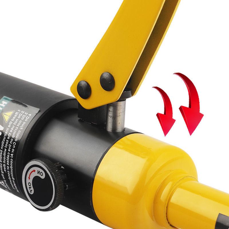 Manual Hydraulic Crimping Tool for Copper & Aluminum Lugs - Portable Electrician Wire & Cable Crimper YQK-70120240300
