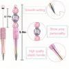 48Pcs Pens Bulk Beadable Focal Beads Pens with Glitter Diamond Pearls Fancy Cute Pens for Women Tween Girls Gifts Trendy Stuff School Supplies for