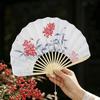 New Chinese Style Folding Fan Vintage Handheld Fan Creative Shell Shape Fan  Photography