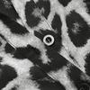 2020 Women's European Retro Leopard Print Short Sleeve Jumpsuit, Loose Plus Size, High Waist, Leg-Slimming Design