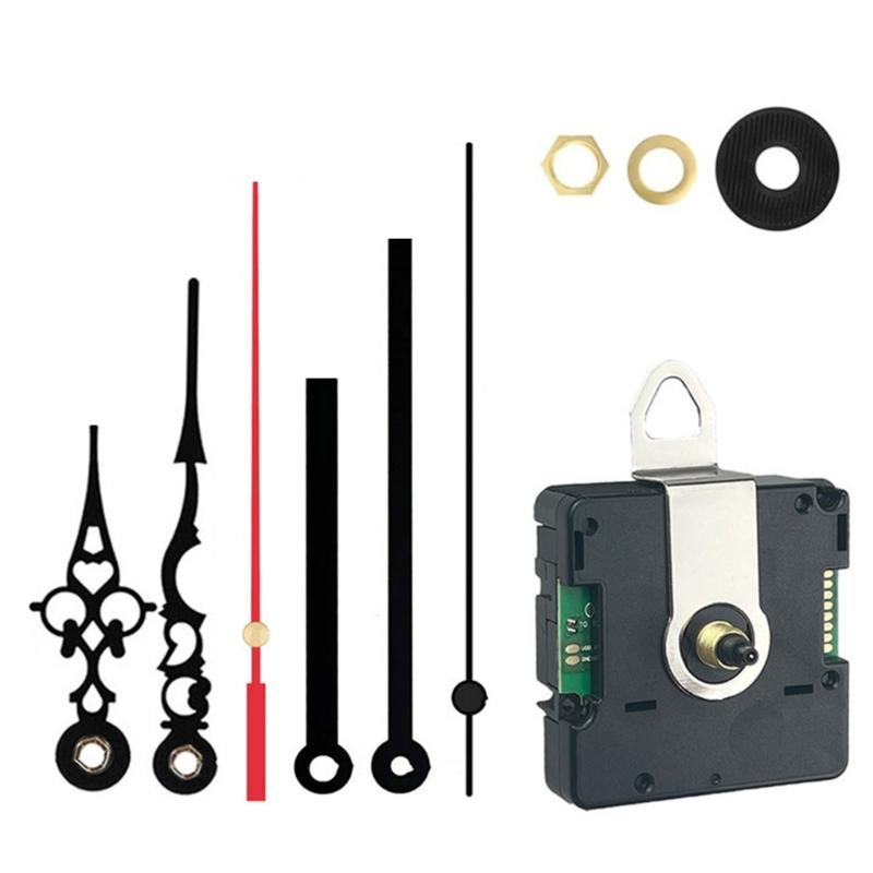 Wireless Clock Movement for DIY Time Calibration (1 Piece) Accurate Second Hand, Convenient Installation, Modern Look