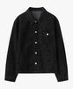 Suare Washed Corduroy Jacket Black