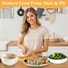 200Pcs Reusable Stretch Food Covers - Made From Durable, Food-Grade Plastic, These Covers Are Stretchable And Tear-Resistant, Keeping Food Fresh