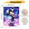Disney Mickey Mouse Conductor Music Notes Oil Painting Art Handmade Diy Painting Home Decoration Gift