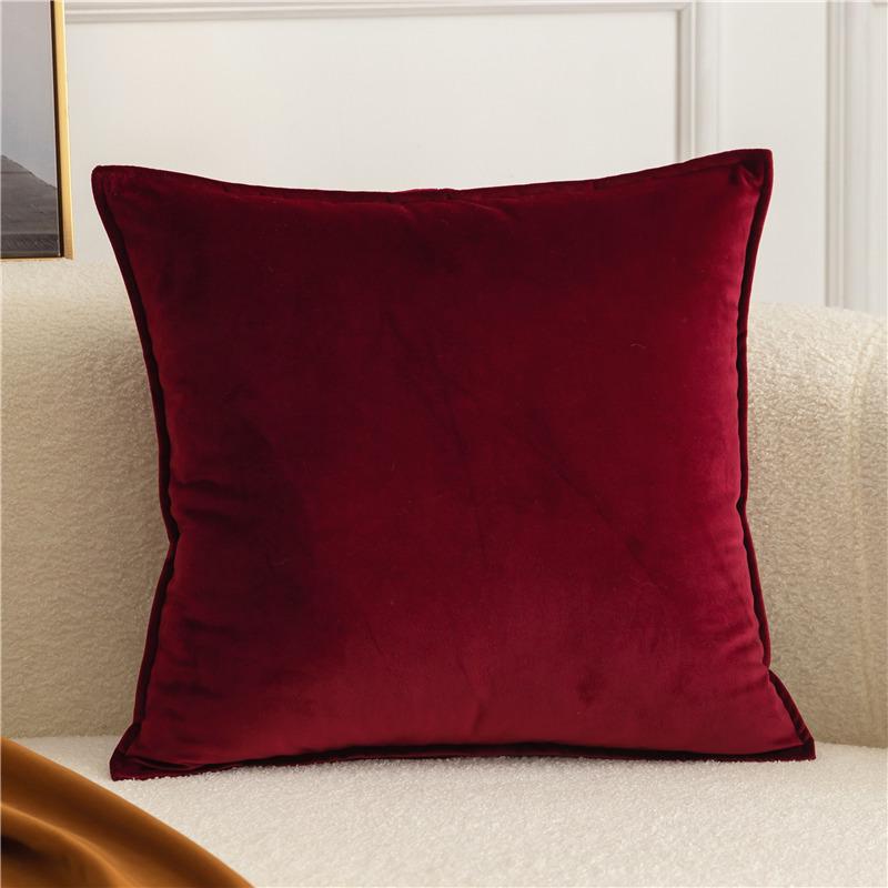 

Оксамитова Розкішна М яка Наволочка, Велика Подушка-Спинка - Однотонна Диванна Подушка для Вітальні 40*40cm Pillowcase Only