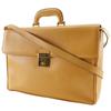 Gucci Old Gucci Business Bag 1529593678 Yellow Calfskin Mens Used