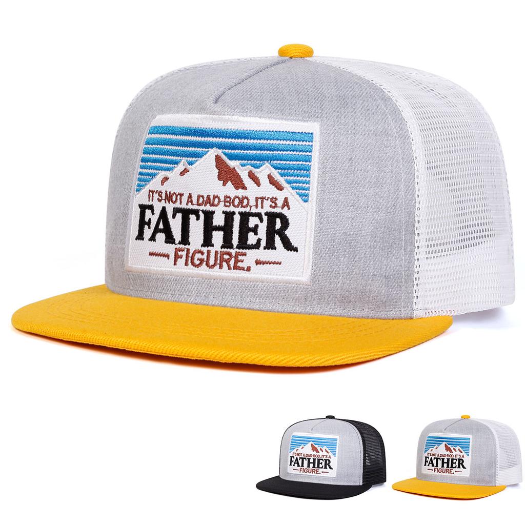 Unisex It's A FATHER Embroidery Hip-hop Net Hats Spring And Summer Outdoor Adjustable Sports Casual Baseball Caps Sunscreen Hat