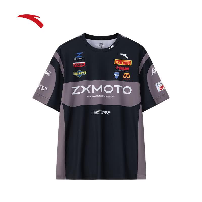 Anta x Zhang Xue Racing Style Color Block T-Shirt L