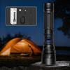 15W White Laser LED Flashlight Zoom Torch USB Rechargeable Light Outdoor Camping Hunting Fishing Walking Riding Lighting Lamp