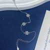S925 Sterling Silver Snowflake Bracelet - Korean Style Light Luxury Fashion for Women