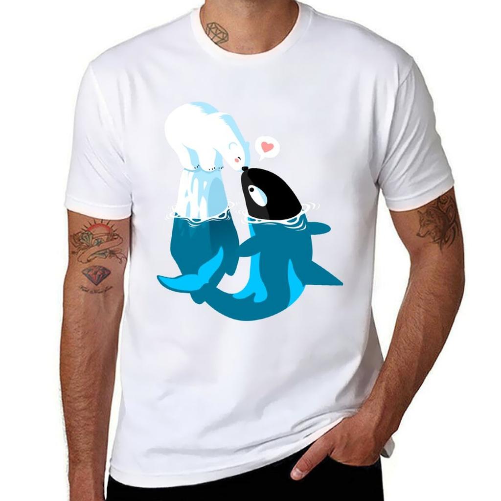 Whale bear TShirt Moisture Wicking Athletic TShirt