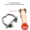 Stainless Steel Adjustable Penis Ring - Adult SM Toy