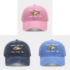 Women Want Me Fish Fear Me Embroidered Cotton Baseball Cap For Sun Protection