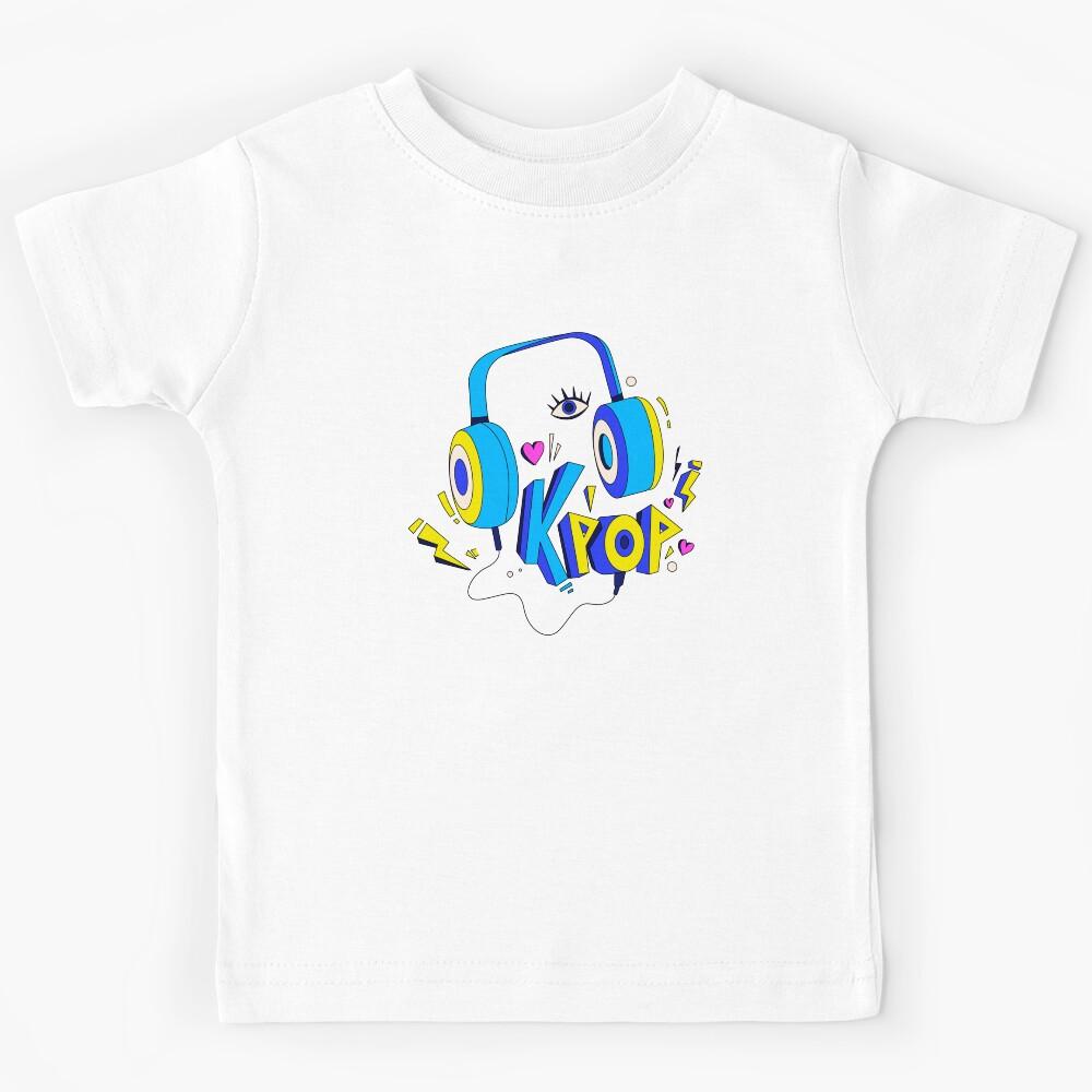 Kpop - Kpop Graphic Tshirt, Kpop Graphic sticker, Korean Heart, Kpop Tshirt, Kpop T-Shirt, Kpop Gift Kids T-Shirt 120