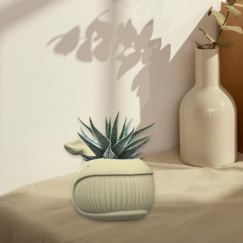 Handcraft Whale Shaped Silicone Mold for Unique Plant Pots Sturdy Cement Plaster Casting Tool Home Decoration