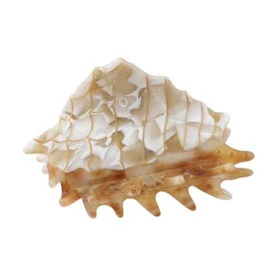 Durable Acetate Hair Clamps Sea Animals Claw Clip for Women, Elegant Ocean Theme Hairpin, Cute Marine Life Clips Lightweight Fish/Turtle/Conch/Octopus