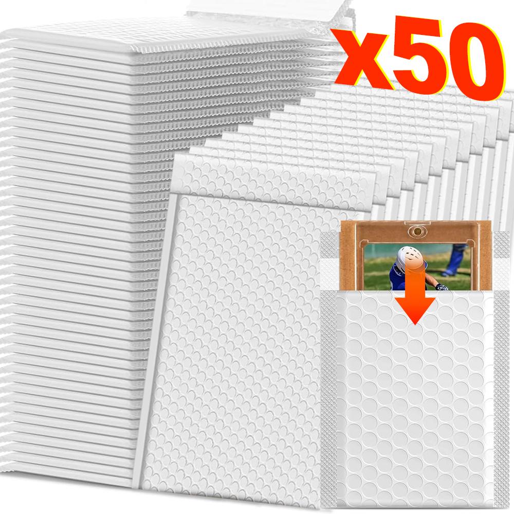 10-50PCS Bubble Mailers Multi-size Thick Padded Envelopes Self-Seal Business Mailing Packages Adhesive Waterproof Shipping Bags