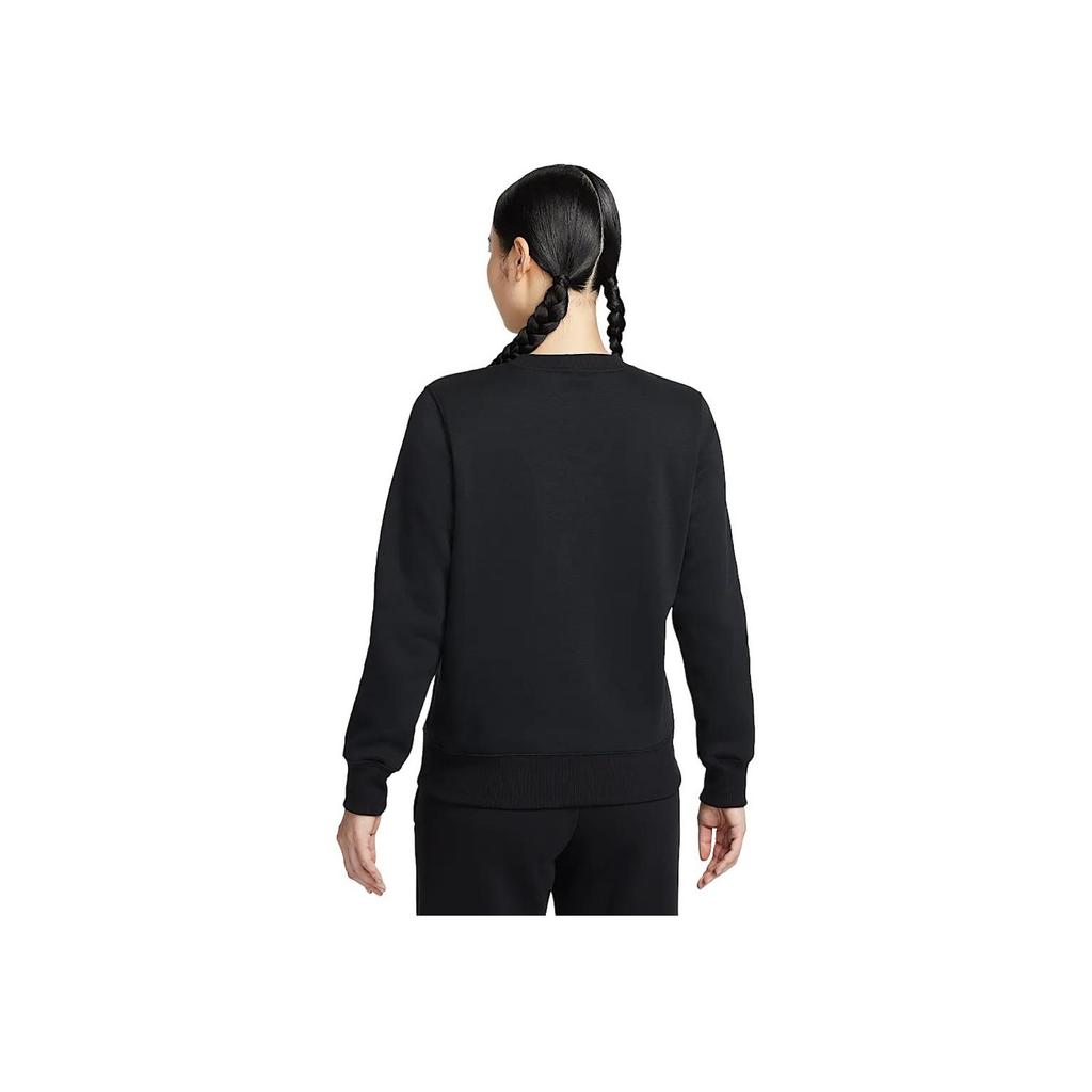 Nike Sportswear Phoenix Fleece Crewneck Sweatshirt Women Sweatshirt Black Sail-White DQ5752-010