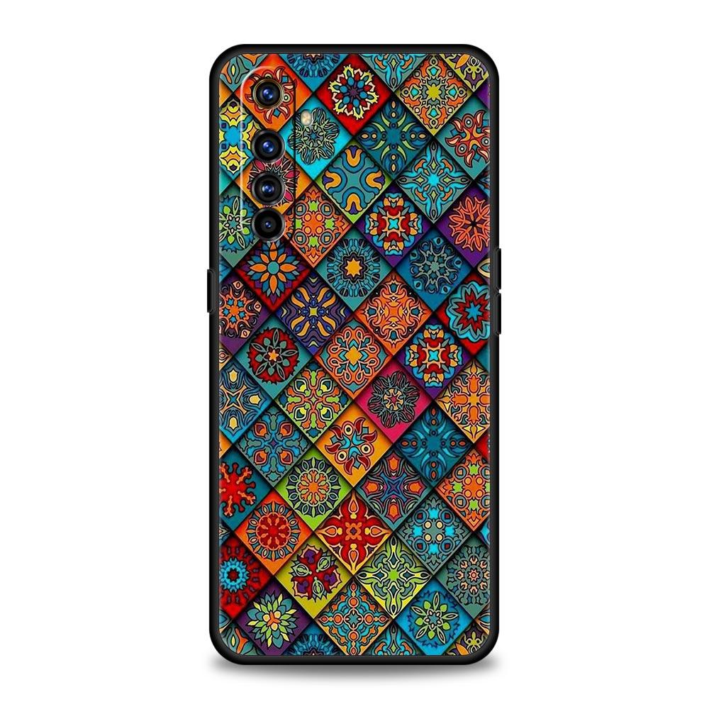 

Тотем цветка мандалы для Realme 11 10 9 8 5G 7 6 GT2 Pro Plus C21 C11 C25 C35, силиконовый чехол для Realme GT Neo 2 3 3T, чехол для телефона Realme 9Pro Plus